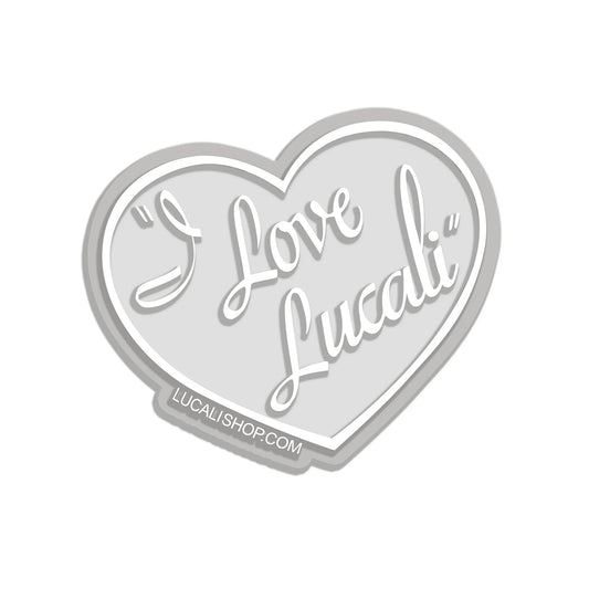 I Love Lucali Sticker