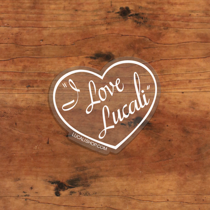 I Love Lucali Sticker